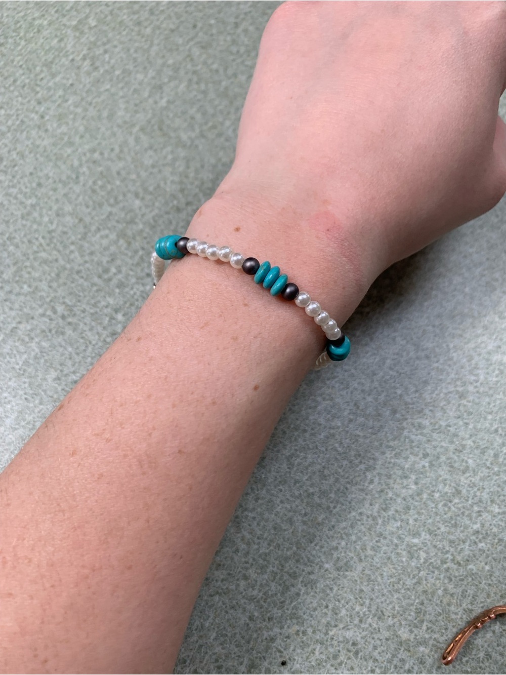 Turquoise & Navajo Beaded Bracelet